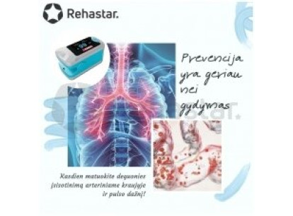 KĄ APIE SAVO SVEIKATĄ GALIME SUŽINOTI NAUDOJANT PULSOKSIMETRĄ ANT PIRŠTO?