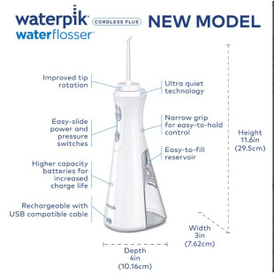 БЕСПРОВОДНОЙ ИРРИГАТОР WATERPIK WP-490