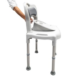 SHOWER COMMODE CHAIR SHOWER COMMODE CHAIR