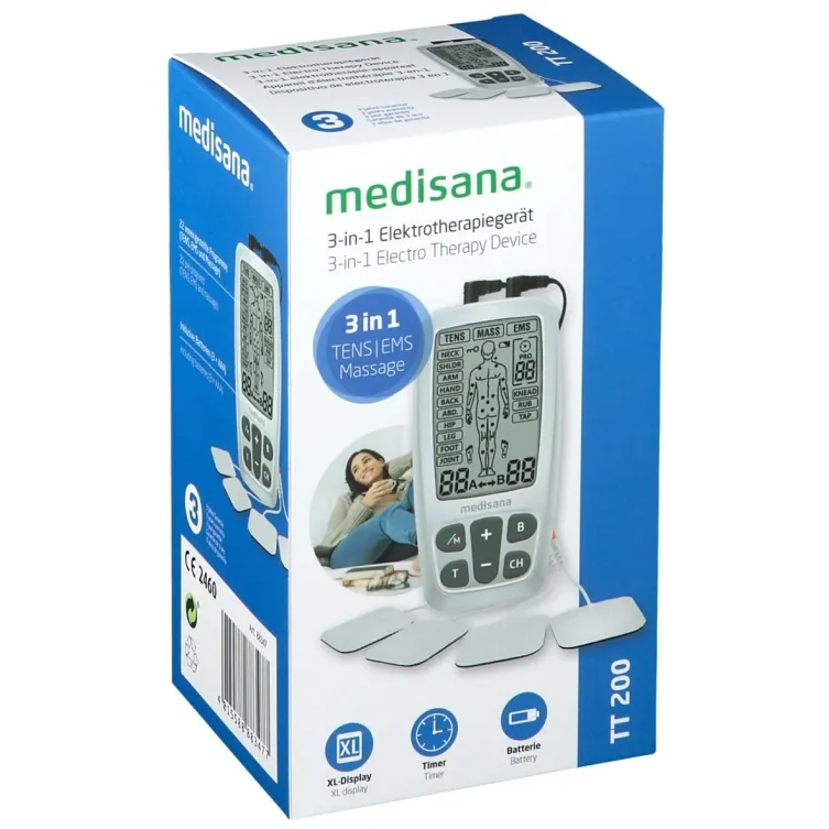 ELEKTROSTIMULIATORIUS MEDISANA TT 200 TENS 3IN1