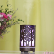 ESSENTIAL OIL DIFFUSER, BLACK LED 200 ML
