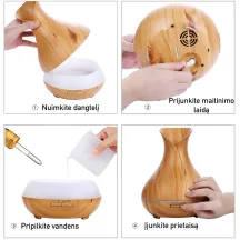 ESSENTIAL OIL DIFFUSER LED 400ML