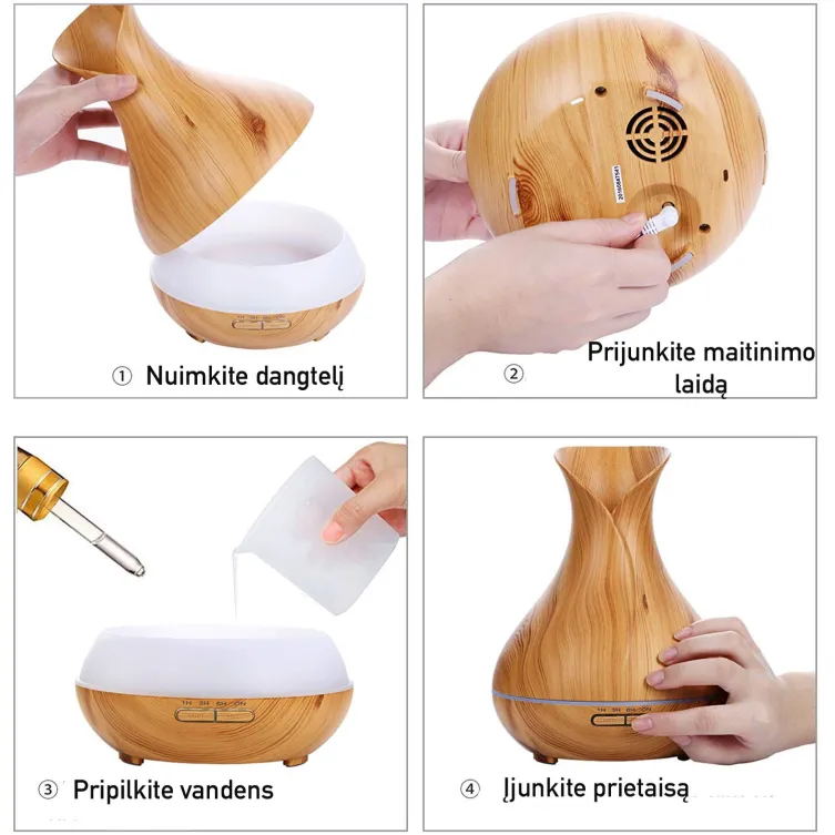 ESSENTIAL OIL DIFFUSER LED 400ML