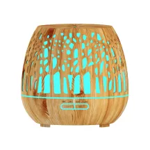ESSENTIAL OIL DIFFUSER, WOOD LED 400 ML