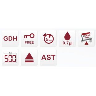 BLOOD GLUCOSE MONITORING SYSTEM HS200 BT+USB
