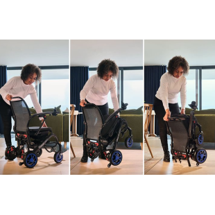 ULTRA-LIGHT, ELECTRIC FOLDING WHEELCHAIR Q50 R CARBON