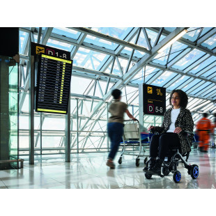 ULTRA-LIGHT, ELECTRIC FOLDING WHEELCHAIR Q50 R CARBON