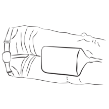 LEG CUSHION WITH LOCKING STRAPS