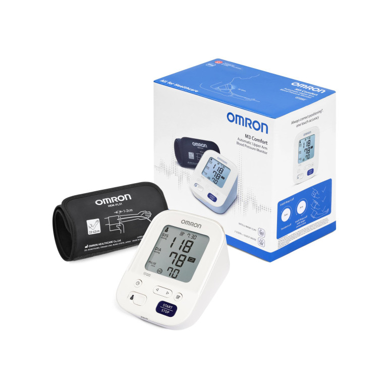 ТОНОМЕТР OMRON M3 COMFORT С УВЕЛИЧЕННЫМ УМНЫМ РУКАВОМ