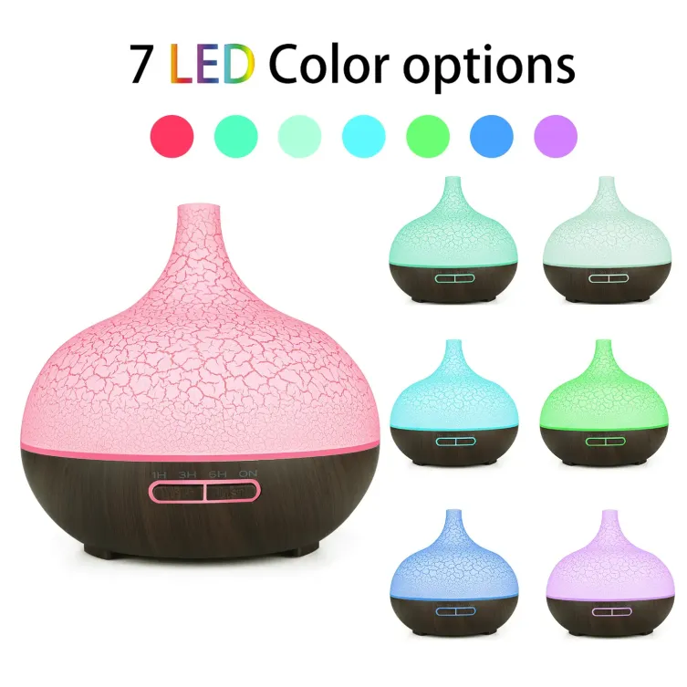 LED PATTERNED ESSENTIAL OIL DIFFUSER. 400 ML