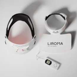 LIROMA® LED TERAPINĖ RAUDONOS ŠVIESOS IR ARTIMŲ INFRARAUDONŲJŲ SPINDULIŲ VEIDO, KAKLO IR DEKOLTĖ ZONOS KAUKĖ