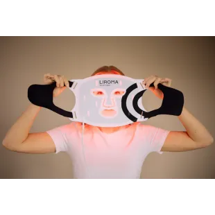 LIROMA® LED THERAPEUTIC RED LIGHT AND NEAR INFRARED FACE, NECK AND DÉCOLLETÉ MASK