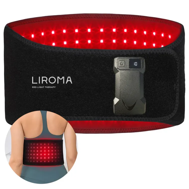 LIROMA® SHIELD RAUDONOSIOS ŠVIESOS TERAPIJOS NUGAROS DIRŽAS