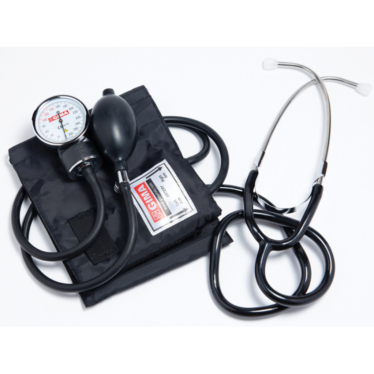 MECHANICAL BLOOD PRESSURE MONITOR WITH INTEGRATED STETHOSCOPE GIMA