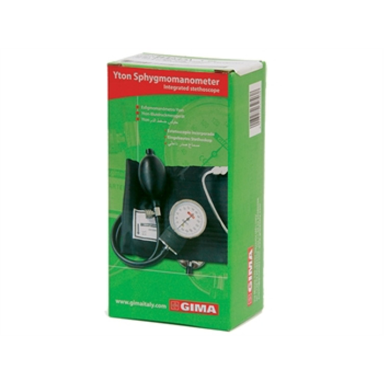 MECHANICAL BLOOD PRESSURE MONITOR WITH INTEGRATED STETHOSCOPE GIMA