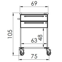 Procedūru ratiņi  ZV1192NPLUS*