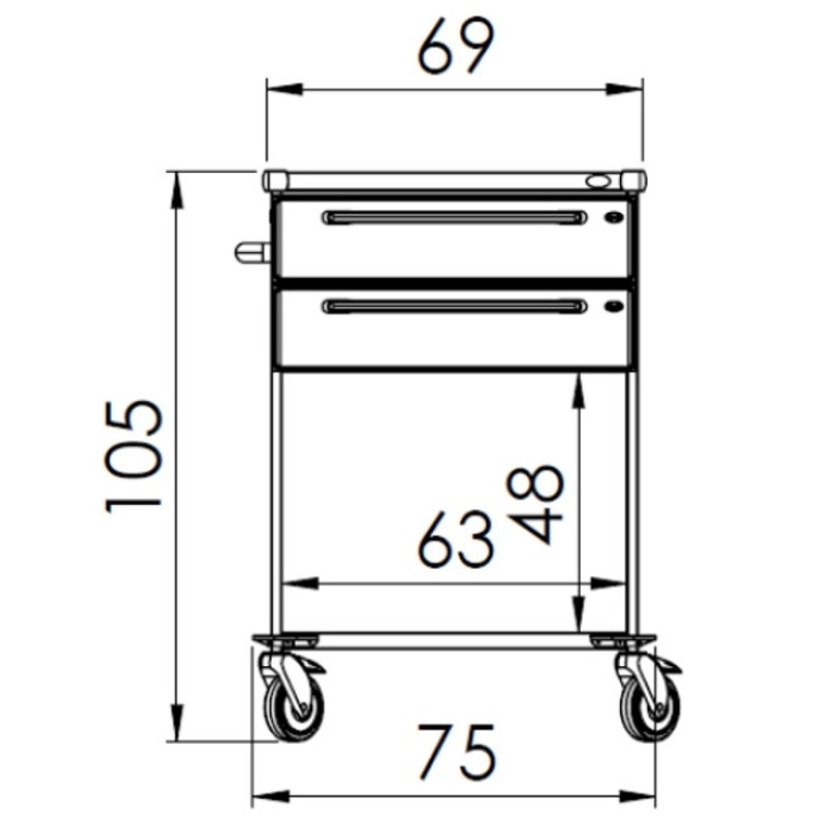 Procedūru ratiņi  ZV1192NPLUS*
