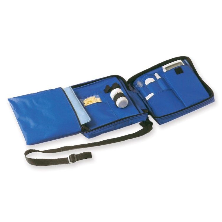 DIABETIC BAG EMPTY - NYLON BLUE