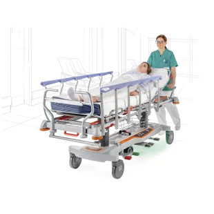 SELF-PROPELLED LAYING TRANSPORT TROLLEY VELA