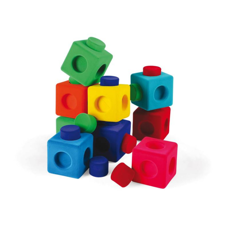 Sensory coloured velvet blocks