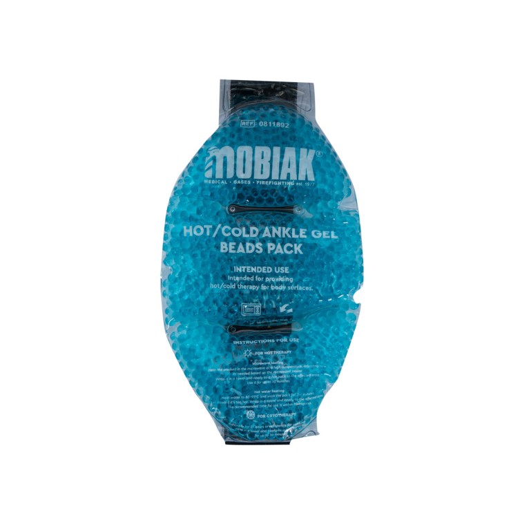 HOT/COLD ANKLE PAD GEL BEADS, For rehabilitation