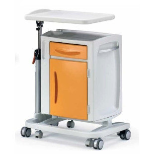 CABIN BEDSIDE CABINET ON CASTERS CUBO