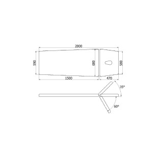 STALAS REABILITACIJAI XSR 2 E