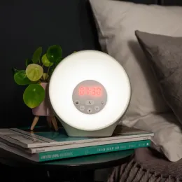 SUNRISE ALARM — СВЕТОВОЙ БУДИЛЬНИК С 30-МИНУТНЫМ ВОСХОДОМ СОЛНЦА, НОЧНЫМ РЕЖИМОМ И СВЕТОМ ДЛЯ ПОДДЕРЖКИ НАСТРОЕНИЯ SUNRISE ALARM — СВЕТОВОЙ БУДИЛЬНИК С 30-МИНУТНЫМ ВОСХОДОМ СОЛНЦА, НОЧНЫМ РЕЖИМОМ И СВЕТОМ ДЛЯ ПОДДЕРЖКИ НАСТРОЕНИЯ