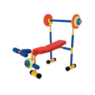 BENCH WITH A BARBELL - EXERCISE EQUIPMENT FOR CHILDREN BENCH WITH A BARBELL - EXERCISE EQUIPMENT FOR CHILDREN