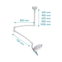 LIGHTING FOR OPERATING ROOMS MIMLED 600, Medical examination lights, MIMSAL