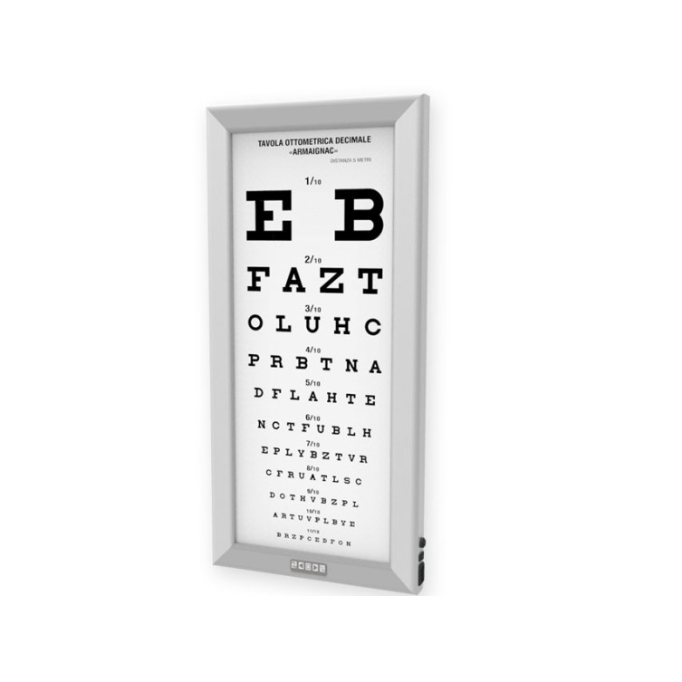ULTRA SLIM LED OPTOMETRIC CHART - Armagnac