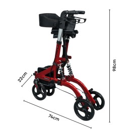 WALKER WITH WHEELS "RUBY" WALKER WITH WHEELS "RUBY"