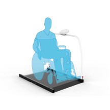 WUNDER RW2.0 PROFESSIONAL ELECTRONIC PLATFORM SCALES WITH A SUPPORT HANDLE, Medical scales, GIMA