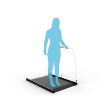 WUNDER RW2.0 PROFESSIONAL ELECTRONIC PLATFORM SCALES WITH A SUPPORT HANDLE, Medical scales, GIMA