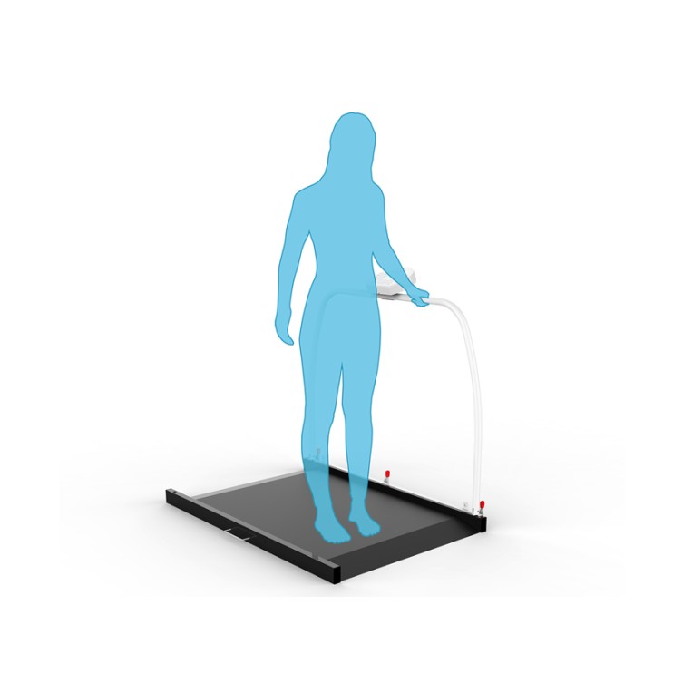 WUNDER RW2.0 PROFESSIONAL ELECTRONIC PLATFORM SCALES WITH A SUPPORT HANDLE, Medical scales, GIMA
