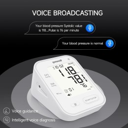YUWELL YE650AR SKAITMENINIS KRAUJOSPŪDŽIO MATUOKLIS SU BLUETOOTH