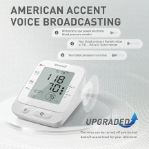 YUWELL UPPER ARM BLOOD PRESSURE MONITOR WITH VOICE FUNCTION, Upper arm blood pressure monitors