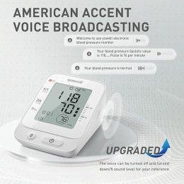 YUWELL ŽASTO KRAUJOSPŪDŽIO MATUOKLIS SU BALSO FUNKCIJA