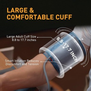 YUWELL YE680B UPPER ARM BLOOD PRESSURE MONITOR WITH VOICE FUNCTION