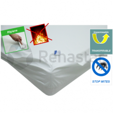 Protective sheet with rubber  90x190/200 cm