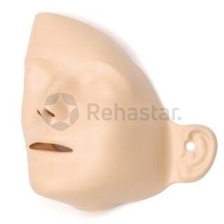 Replacement artificial skin for resuscitation mannequin
