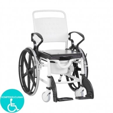 Shower and commode chair Genf