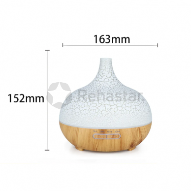 LED patterned essential oil diffuser. 400 ml