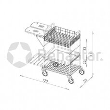 Logistics trolley NEMO130 - 5013