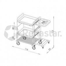 Logistikos vežimėlis PLUS90-5009