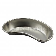 Kidney-shaped stainless steel tacel