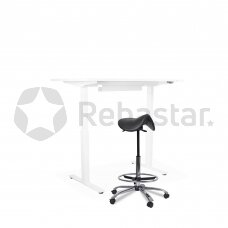 Regulējama augstuma galds ALBUS ar ergonomisku krēslu JDT2