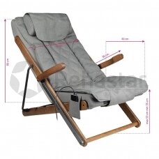 Relaxing folding massage chair