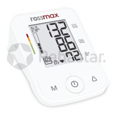 Rossmax X3 asinsspiediena mērītājs ar adapteri