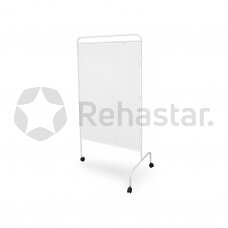 Metal hospital screen with PVC panel